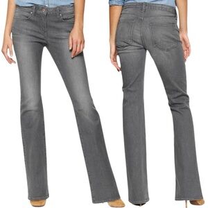 GAP Jeans 1969 Long and Lean Stretch Low Rise Boot Cut Distressed Y2K Black 2R